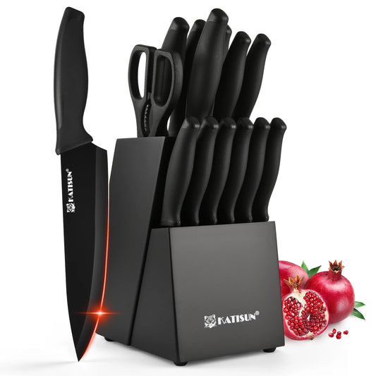 15-Piece High Carbon Chef Knife Set
